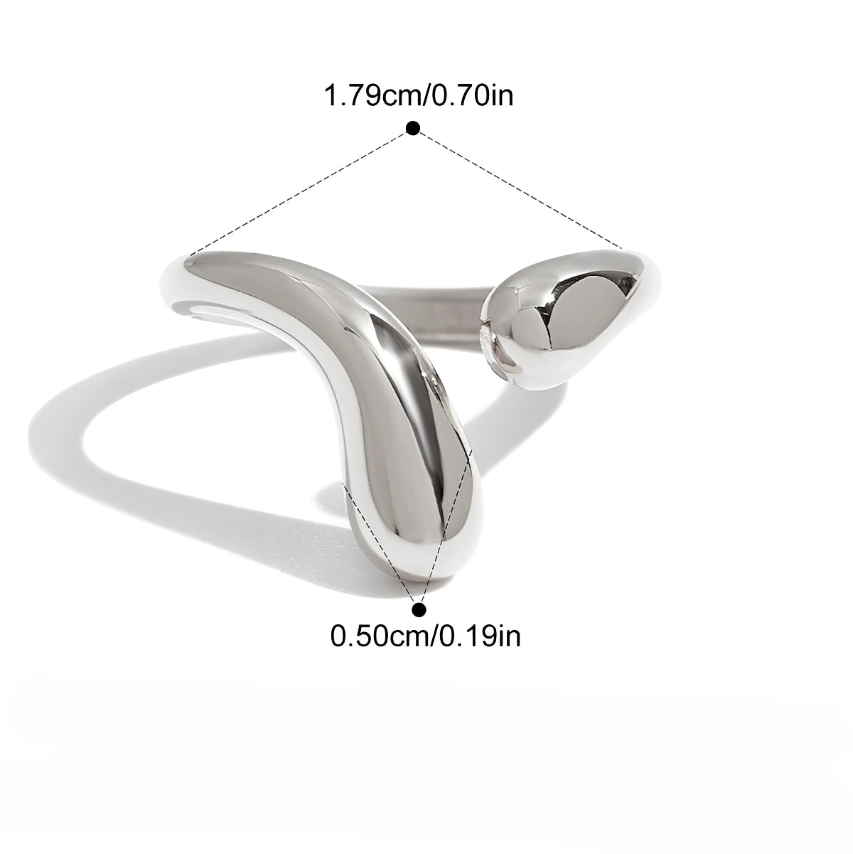 Elira – Anillo Gota Elegante