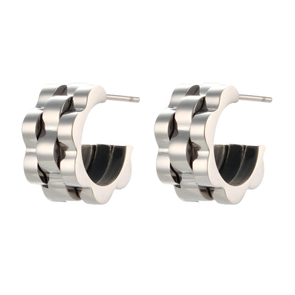 Cheska – Pendientes Aro Estilo Watchband