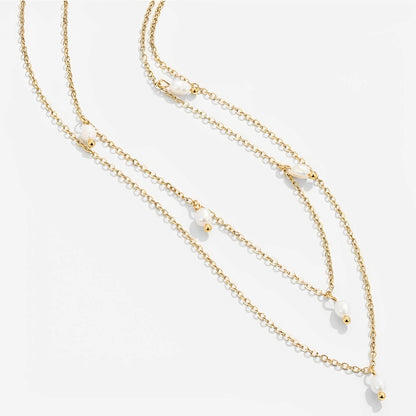 Sophia – Collar Doble Perla