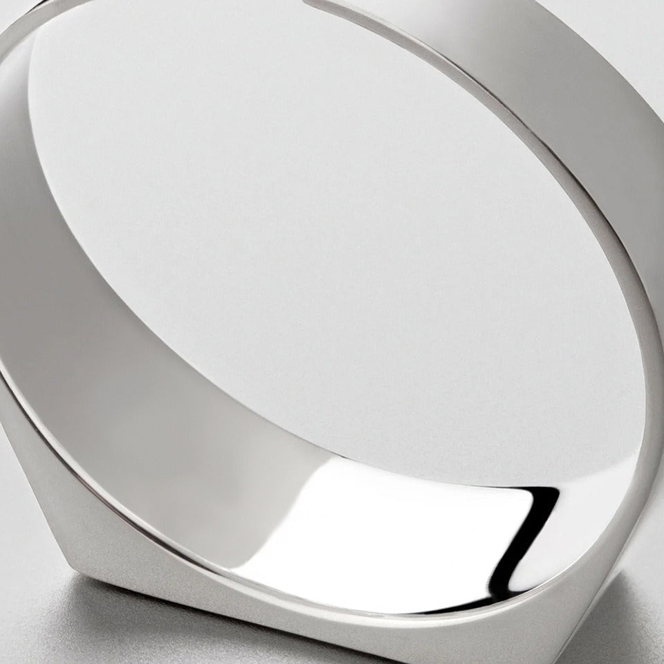 Dario – Anillo de Acero Inoxidable Brillante