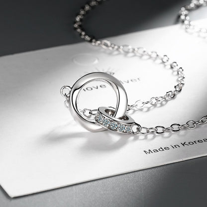 Kris – Collar Amor Cinta de Möbius en Plata de Ley