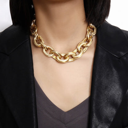 Alessia – Collar Eslabones Gruesos Dorado