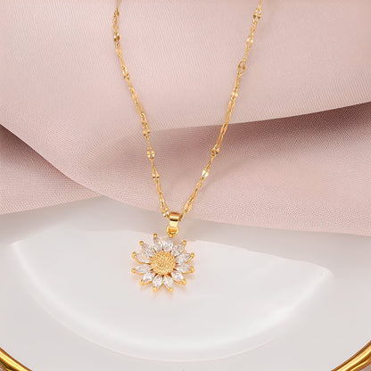 Manon – Collier Tournesol Eclatante en Oro