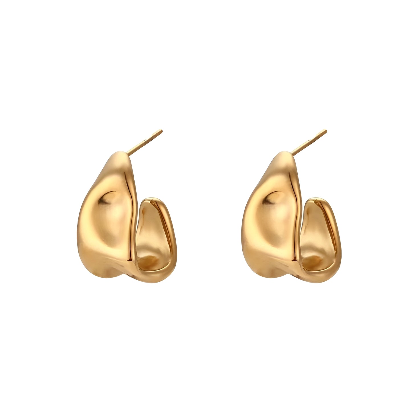 Naomi – Pendientes Irregulares Tipo Clavo Elegantes