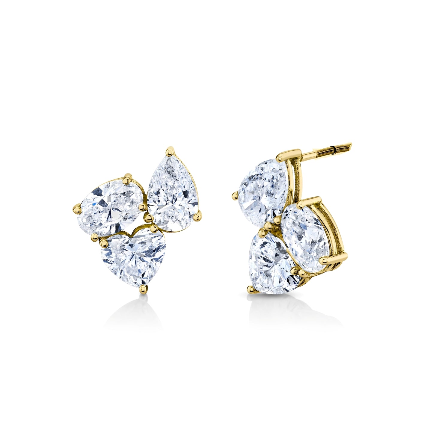 Camille – Pendientes Geométricos con Zirconia Elegantes