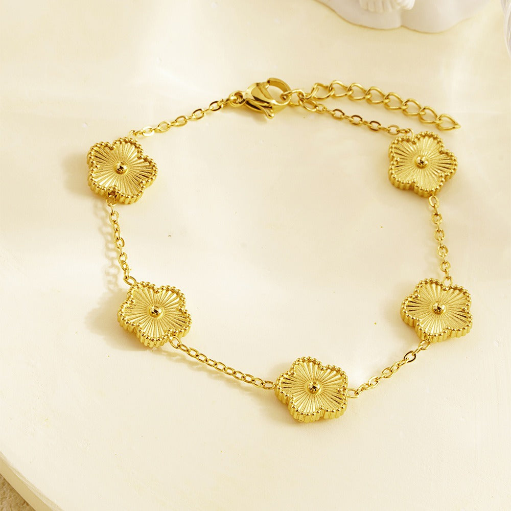 Marie – Pulsera Trébol con Estilo Elegante y Chic