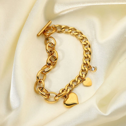 Valeria – Pulsera Dorada Cadena Cubana