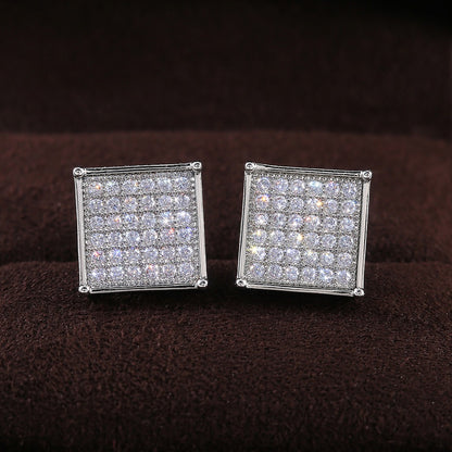 Ariana – Pendientes Cuadrados con Zirconia Elegantes