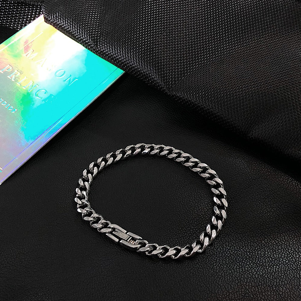 Valen – Pulsera Cubana Masculina Minimalista