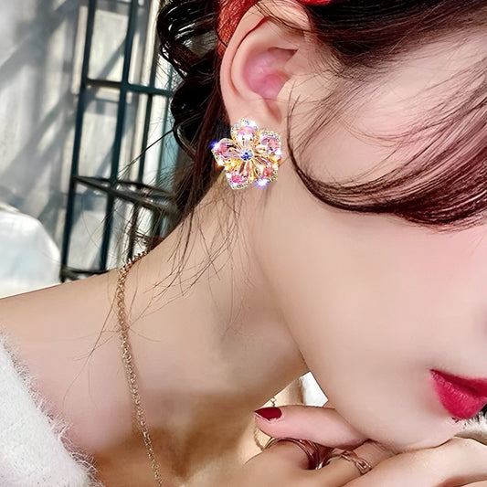 Callista – Pendientes Zirconias Multicolores en Plata Esterlina