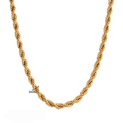 Alessia – Collar de Acero Titanio Antideslustre