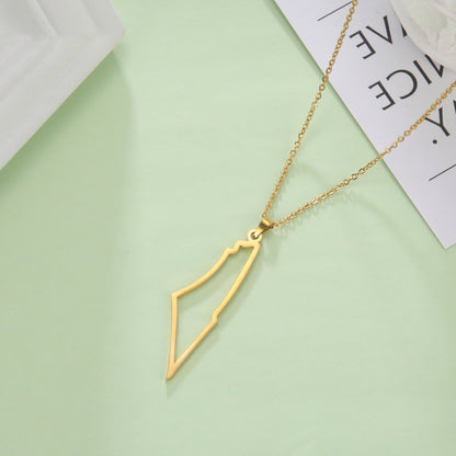 Ariana – Collar con Colgante de Montaña Minimalista