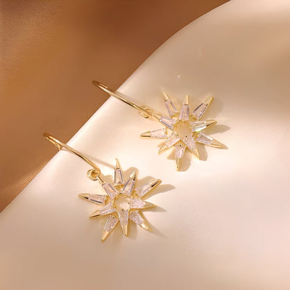 Xienna – Pendientes Estrellas Brillantes en Oro