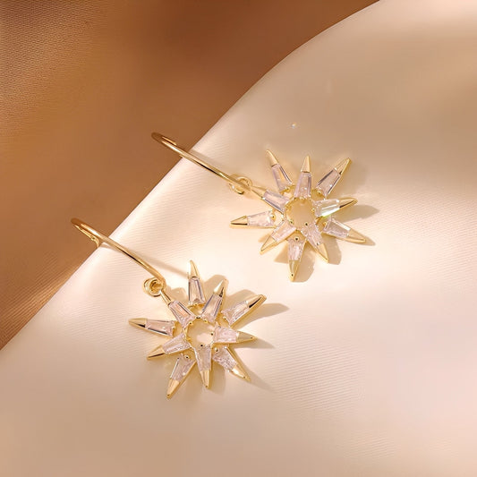 Xienna – Pendientes Estrellas Brillantes en Oro