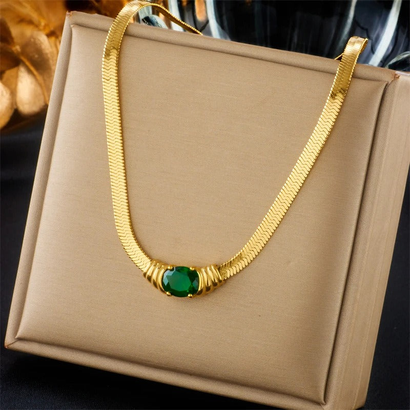 Ezra – Collar Cairo Dorado Minimalista