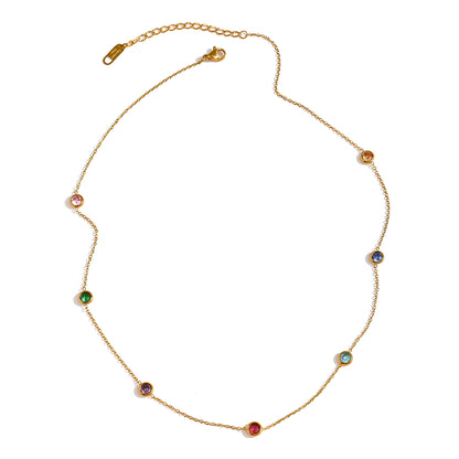 Valina – Collar de Cadena Fina Dorada Elegante