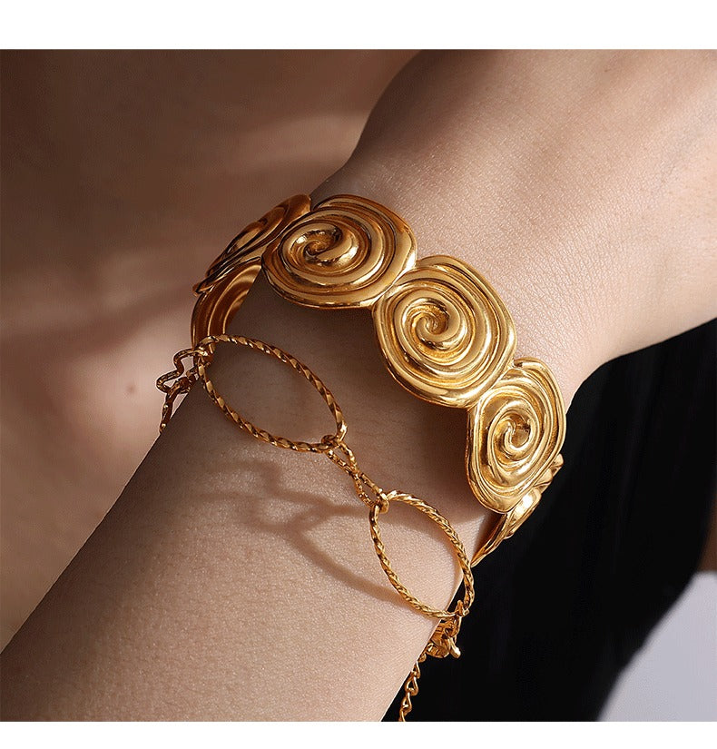 Riley – Pulsera Irregular de Hilo Diseño Exquisito