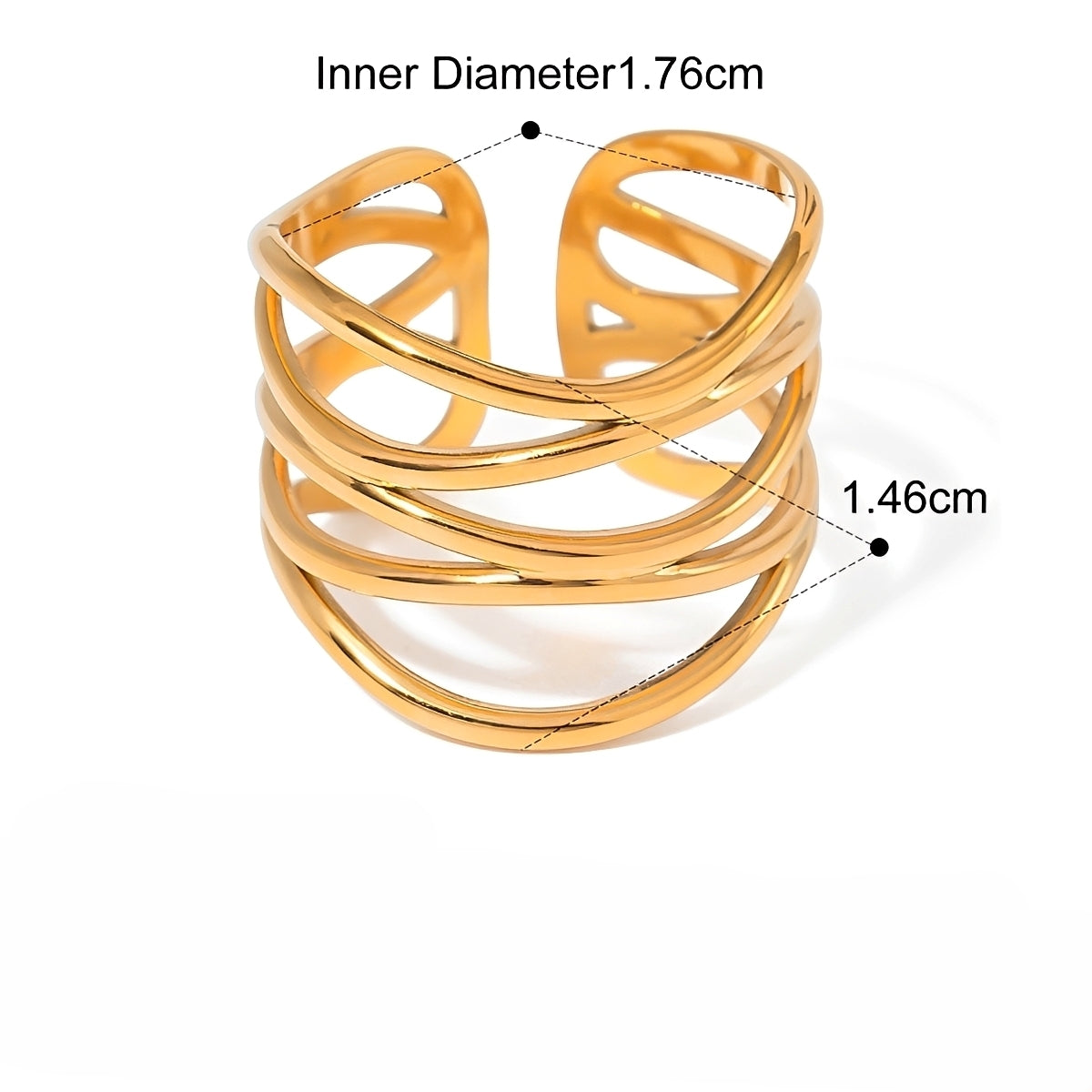 Ava – Anillo Minimalista de Acero Elegante