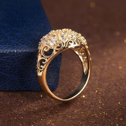 Zendy – Bague de Oro y Diamante Vintage