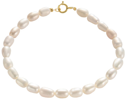 Saya – Pulsera en Plata S925 y Pequeñas Perlas de Agua Dulce