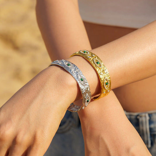 Calista – Pulsera Tendencia en Acero Titanio