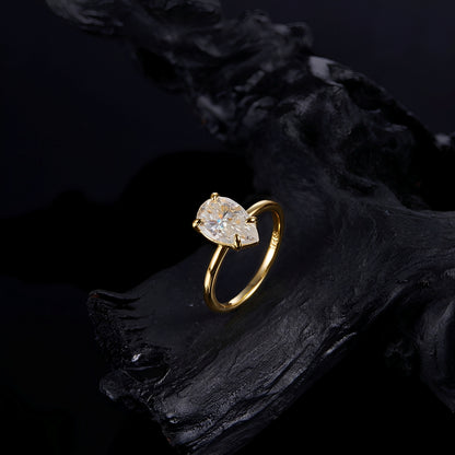 Miley – Anillo Solitario de Moissanita