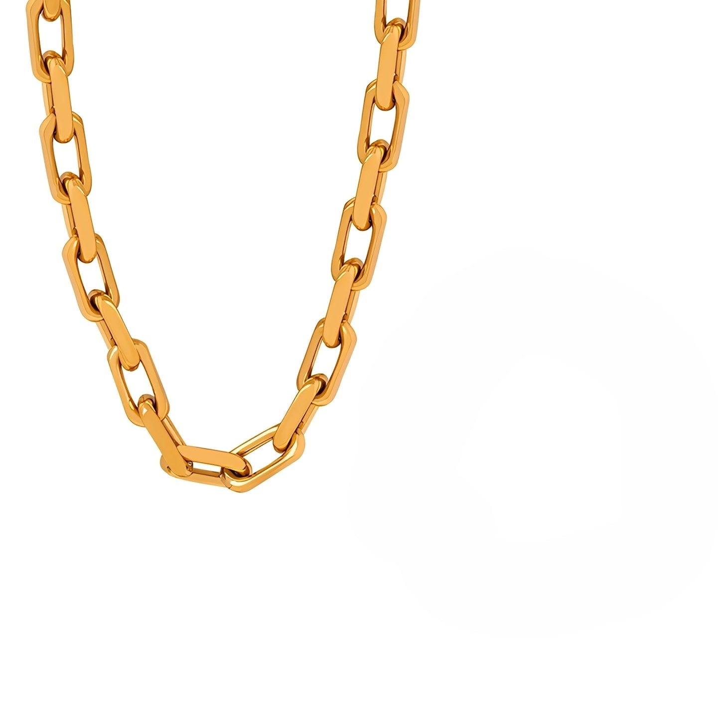 Bella – Collar Cadena Cubana Gruesa