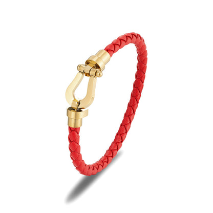 Adrian – Pulsera en Forma de U de Acero Inoxidable