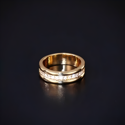 Sarah – Anillo Vintage en Zirconia Incrustada