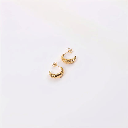 Catalina – Pendientes de Espiral Croissant