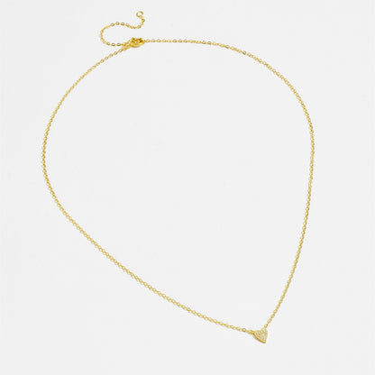 Isaline – Collar Colgante Corazón Brillante
