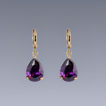 Nori – Pendientes Elegantes Piedra & Oro
