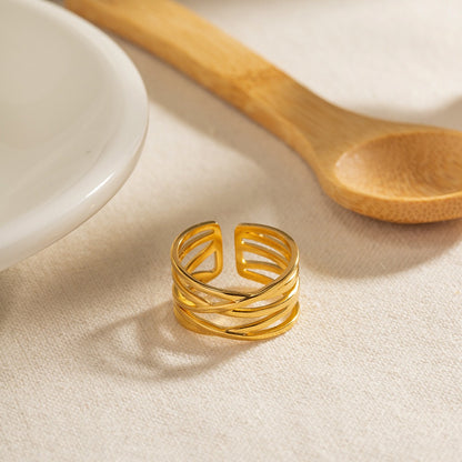Lea – Anillo Minimalista de Acero