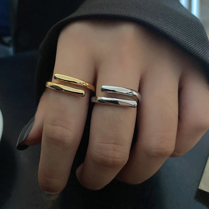 Cecilia – Anillo Grande Brillante e Irregular