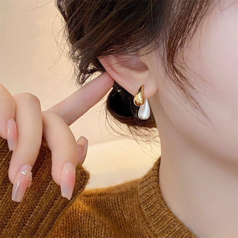 Alina – Pendientes Gota Bicolores