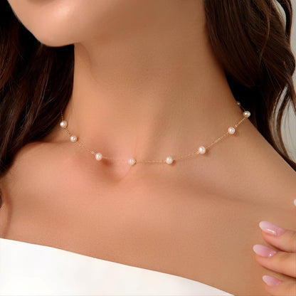 Vera – Collar Minimalista de Clavícula