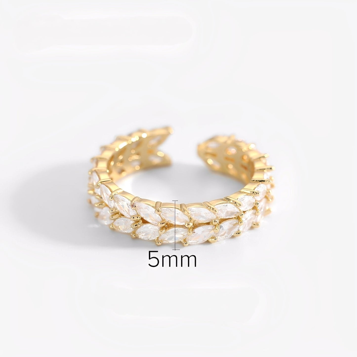 Patricia – Anillo Hojas de Primavera
