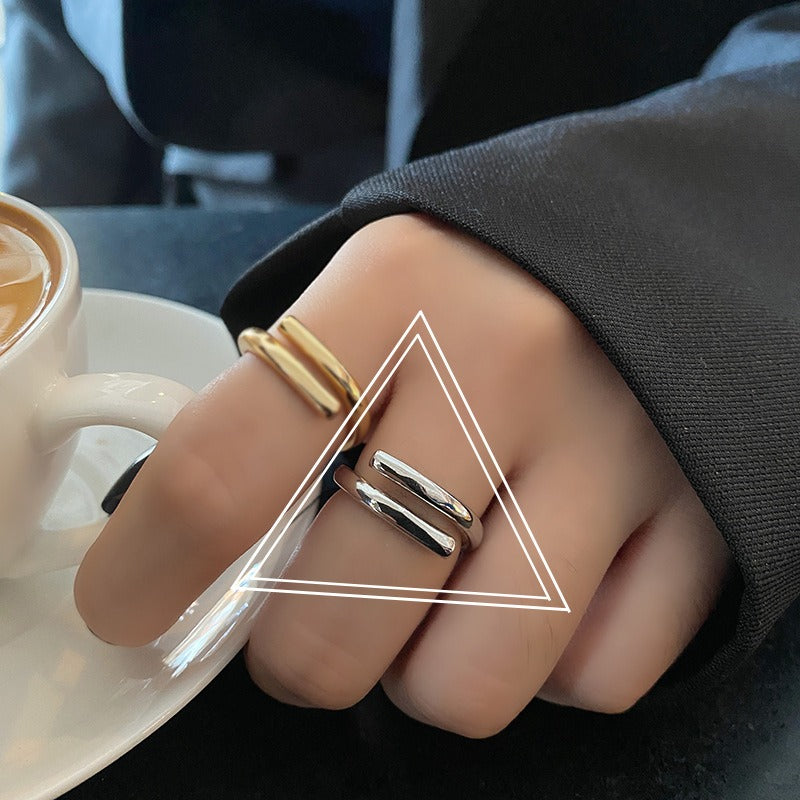 Cecilia – Anillo Grande Brillante e Irregular