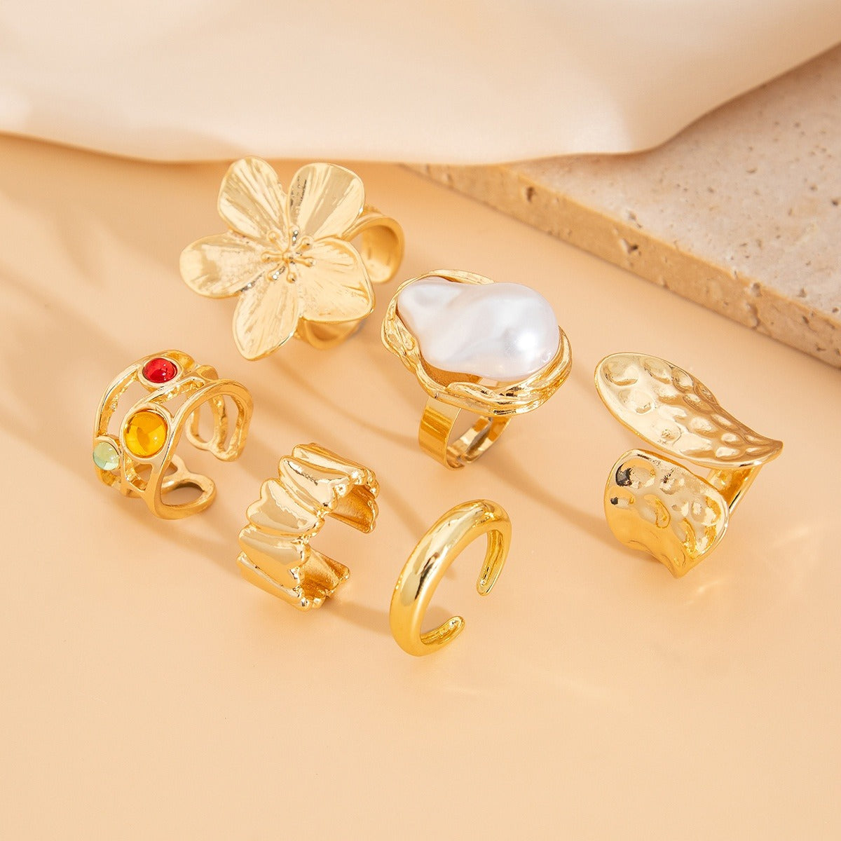 Merina – Set de 6 Anillos Declaración