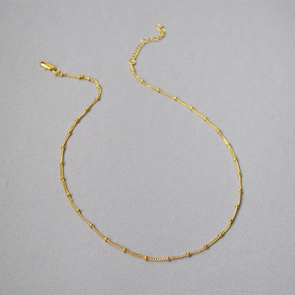 Marielle – Collar Dorado Texturizado en Capas Elegante