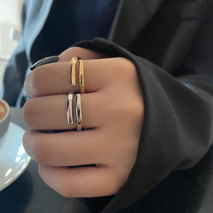 Cecilia – Anillo Grande Brillante e Irregular