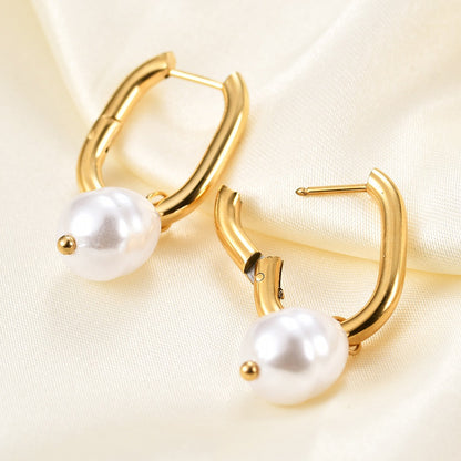 Yuna – Pendientes Huecos en Forma U Elegantes