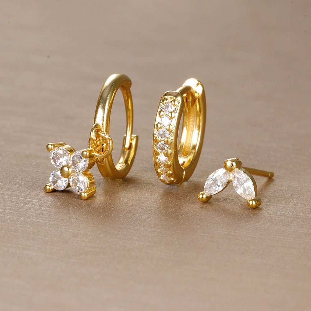 Olivia – Set de Pendientes Geométricos