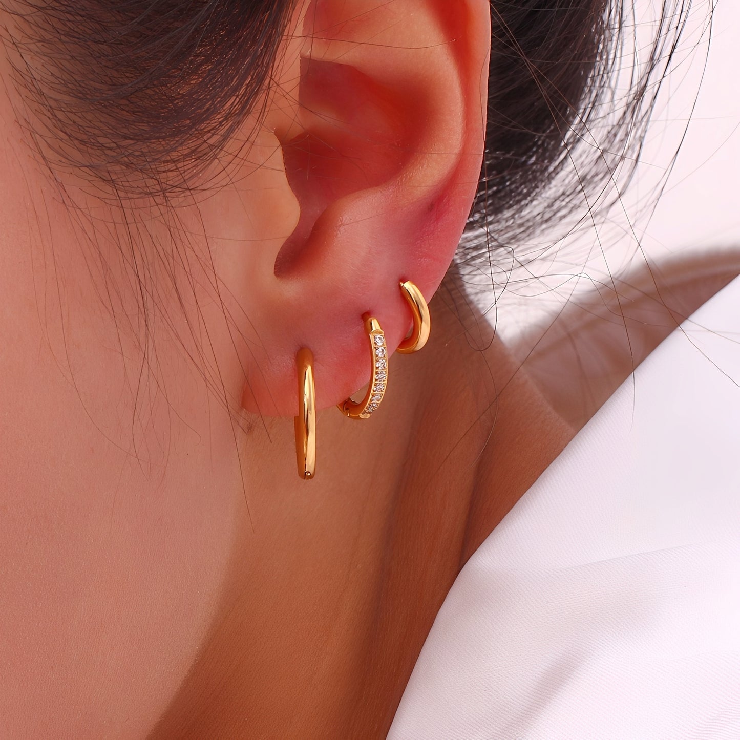 Aria – Pendientes Clip Aro Elegantes
