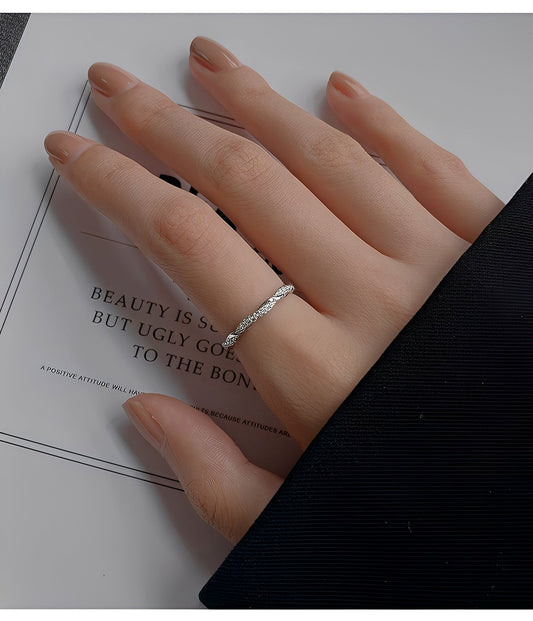 Adrien – Anillo Torcido Plata & Oro