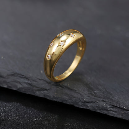 Cielo – Anillo Estrella con Brillo Celestial