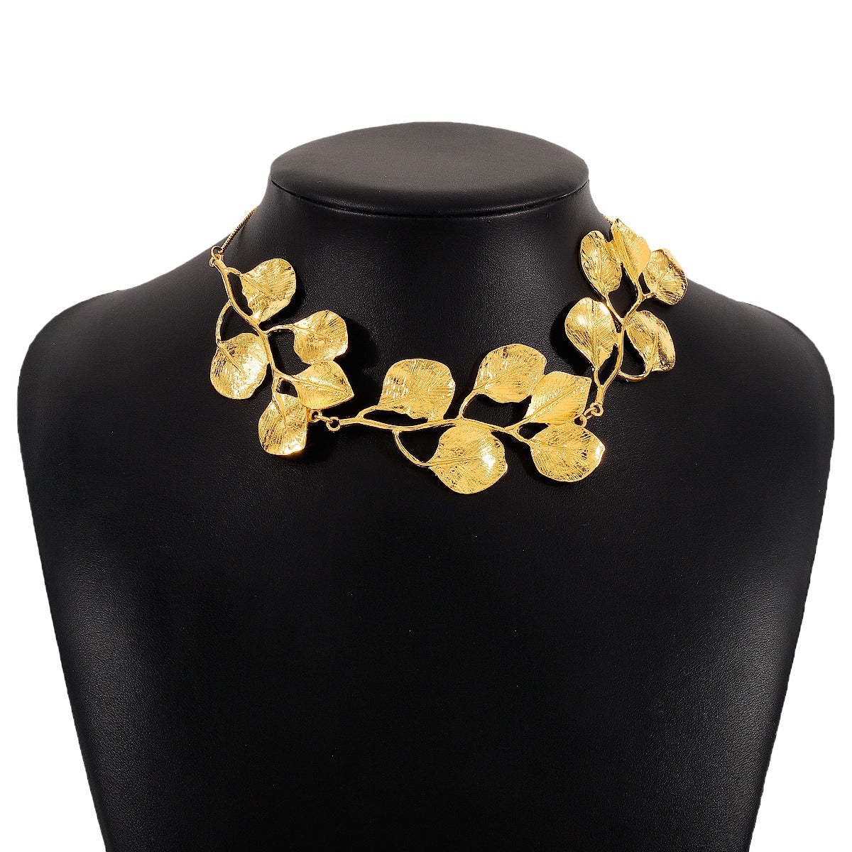 Mitena – Collar en Aleación Diseño Hoja