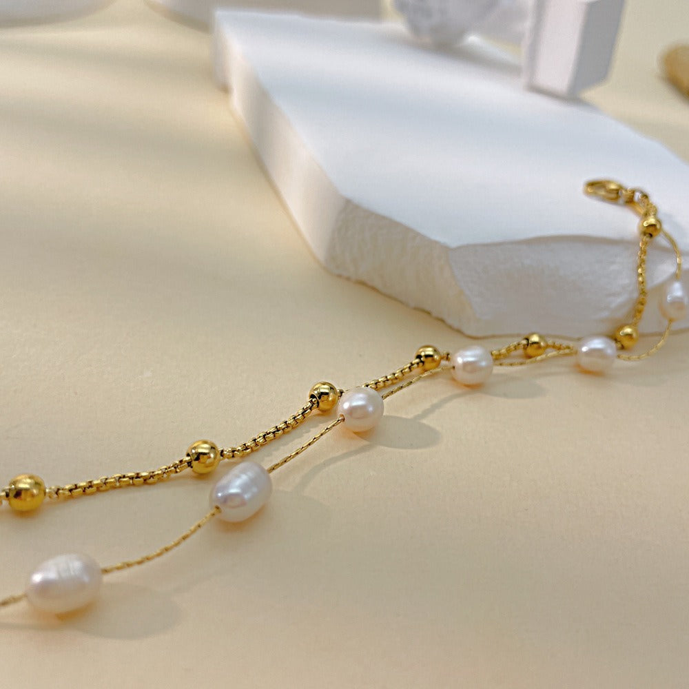 Vicky – Pulsera con Perlas Naturales