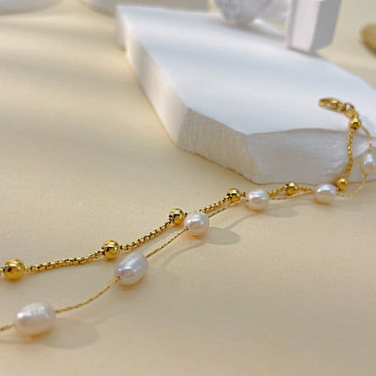 Vicky – Pulsera con Perlas Naturales