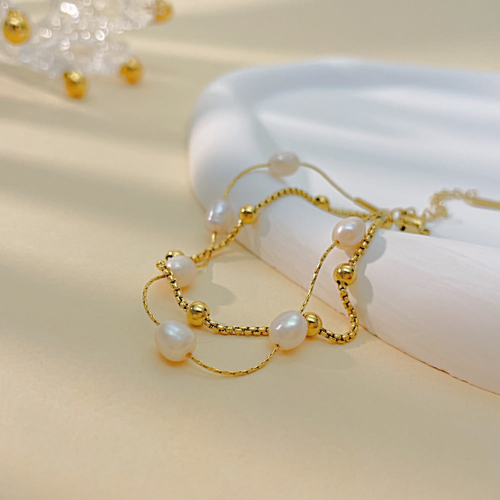 Vicky – Pulsera con Perlas Naturales